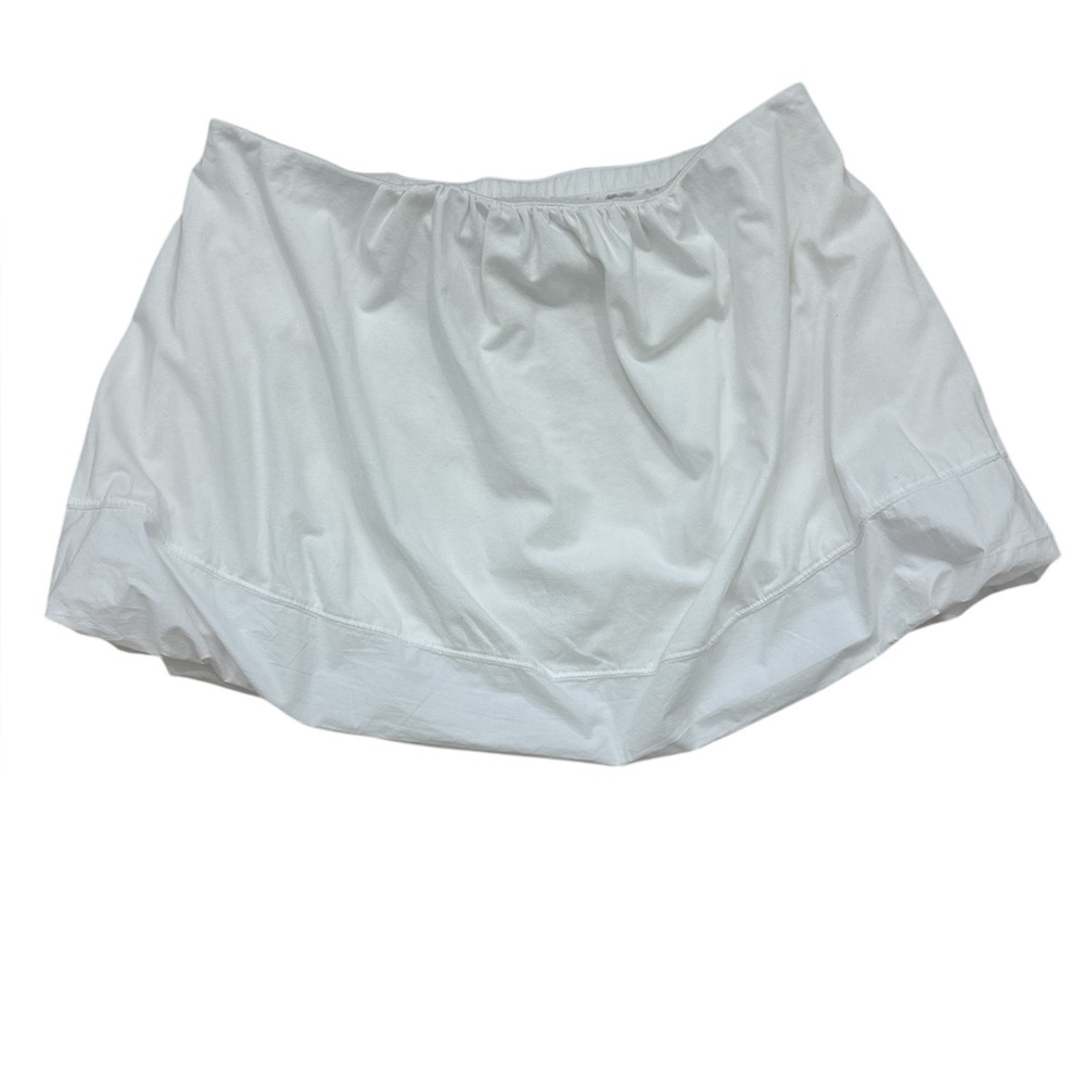 NWT, Maeve by Anthropologie Classic White BUBBLE skirt size XL.